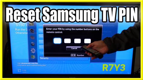 How To Set Or Change Pin On Samsung Smart TV .